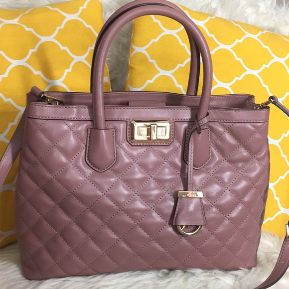 Michael Kors Handbags - 🌸OFFERS?🌸Michael Kors All Leather Dusty Rose Bag
